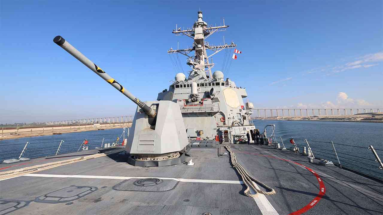 Guided-missile destroyer USS Roosevelt (DDG 80). Photo: X @CENTCOM