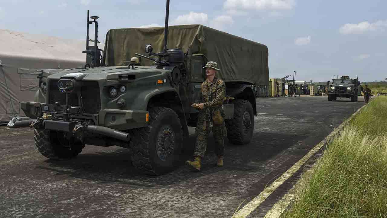 U.S. Marine Corps NMESIS system during Balikatan 2026 in the Philippines. Photo: U.S. Marine Corps